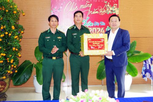 Lãnh đạo tỉnh Quảng Nam thăm, chúc tết các đơn vị trên đảo Cù Lao Chàm