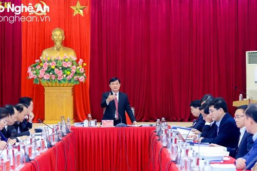 Ban Thường vụ Tỉnh ủy Nghệ An họp phiên thường kỳ tháng 1/2024