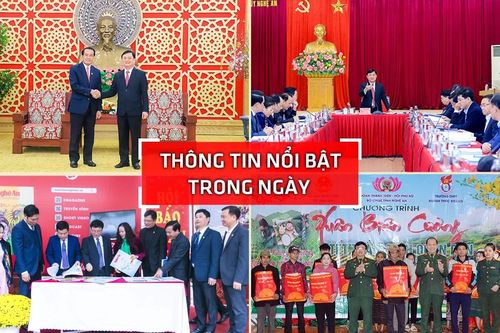 Nghệ An: Thông tin nổi bật ngày 30/1