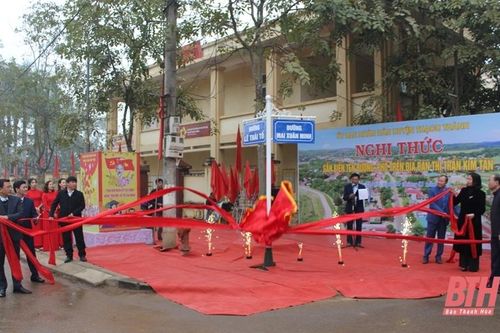 Công bố Nghị quyết của HĐND tỉnh đặt tên đường, phố trên địa bàn thị trấn Kim Tân và thị trấn Vân Du
