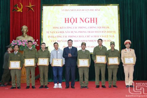 Phú Bình: Giảm mạnh số vụ vi phạm pháp luật về trật tự xã hội