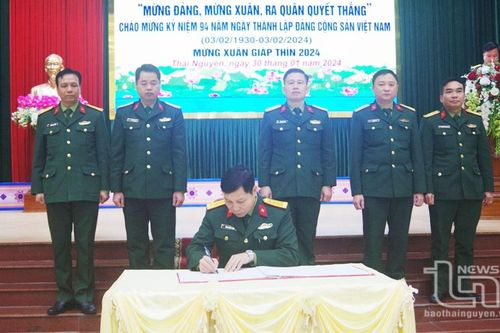 Bộ CHQS tỉnh: Phát động đợt thi đua cao điểm 'Mừng Đảng, mừng Xuân, ra quân Quyết thắng'