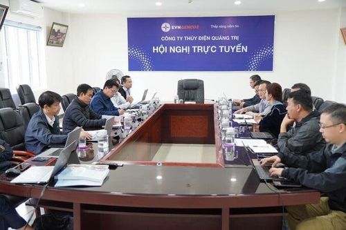 EVNGENCO2 và đối tác CSGI làm việc tại Công ty Thủy điện Quảng Trị