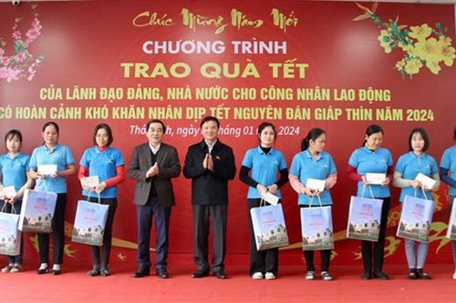 Phó Chủ tịch Quốc hội Nguyễn Khắc Định thăm, trao quà Tết tại Thái Bình