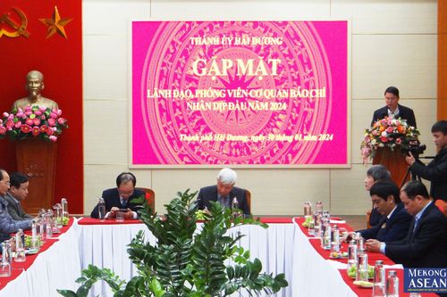 Thành phố Hải Dương gặp mặt đại diện các cơ quan báo chí nhân dịp đầu năm