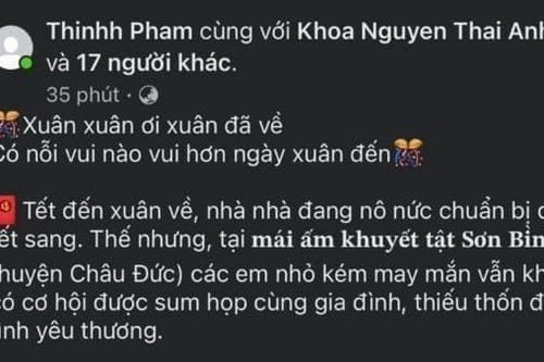 Mạo nhận cơ sở nuôi dưỡng trẻ khuyết tật để kêu gọi ủng hộ tiền
