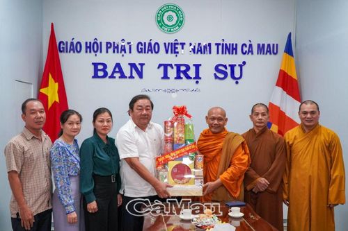 Thăm, chúc Tết Ban Trị sự Giáo hội Phật giáo Việt Nam tỉnh, các doanh nghiệp và nguyên lãnh đạo Ủy ban MTTQ