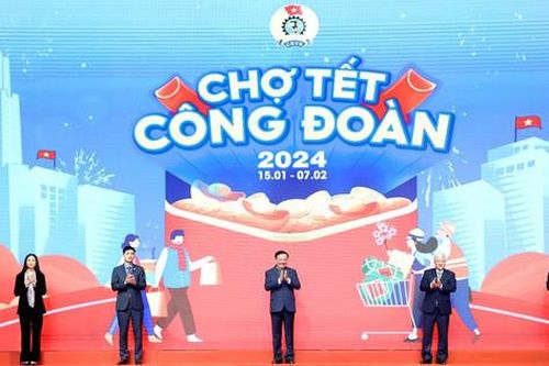 Gần 38.000 người lao động mua hàng tại chợ Tết Công đoàn online