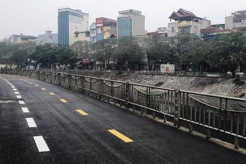 Tuyến đường dành riêng cho xe đạp đầu tiên ở Hà Nội sắp hoạt động có gì đặc biệt?