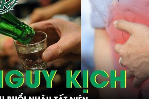 Sau buổi nhậu tất niên giám đốc trẻ đau bụng, nôn ói vì viêm tụy cấp