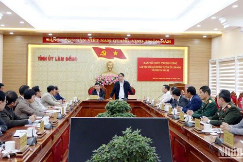 Phân công nhiệm vụ điều hành hoạt động Tỉnh ủy Lâm Đồng