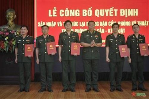 Bộ Chỉ huy Bộ đội Biên phòng Đà Nẵng sáp nhập, tổ chức lại Phòng Hậu cần, Phòng Kỹ thuật