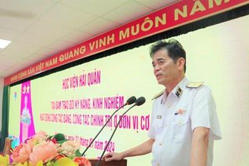 Học viện Hải quân: Nâng cao chất lượng hoạt động công tác Đảng, công tác chính trị