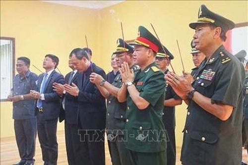 Khánh thành công trình nhà thờ và lưu giữ hài cốt liệt sĩ Quân tình nguyện Việt Nam tại Campuchia