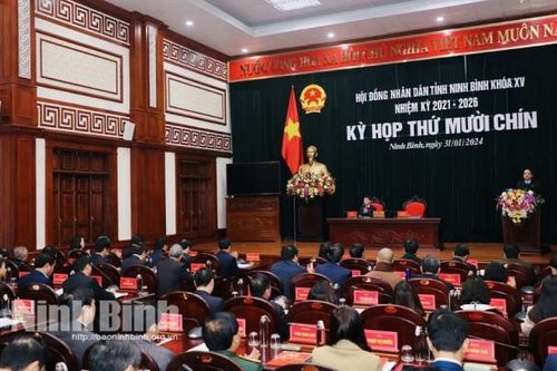 Kỳ họp thứ 19, HĐND tỉnh Ninh Bình khóa XV thông qua 10 dự thảo Nghị quyết