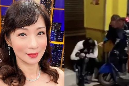 Nữ diễn viên Thúy Bình bị chồng đánh giữa phố