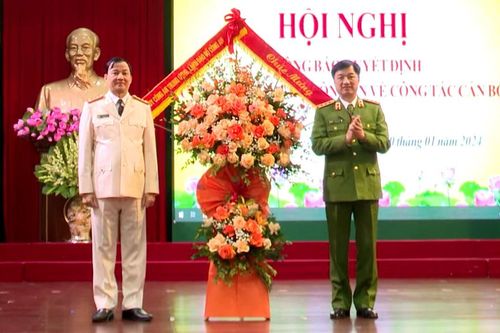 Thông báo Quyết định của Bộ trưởng Bộ Công an về công tác cán bộ