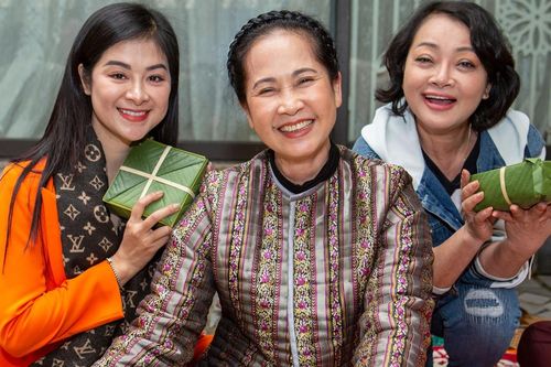 NSND Lan Hương, Trà My gói bánh chưng lưu giữ nét đẹp văn hóa người Việt