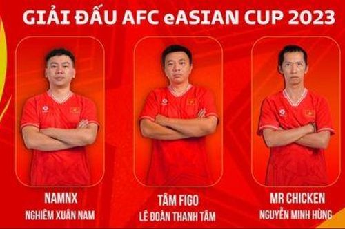 Ngày mai, 3 đại diện của Việt Nam bắt đầu chinh phục AFC eAsian Cup 2023