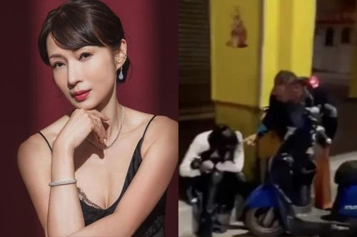 Nữ diễn viên Thúy Bình bị chồng đánh trên phố