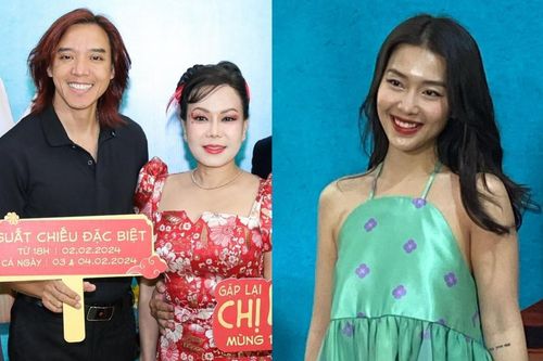 Vợ chồng Việt Hương, Khả Ngân cùng dàn sao đình đám đổ bộ thảm đỏ phim Gặp Lại Chị Bầu