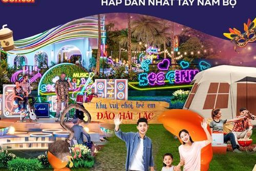 Du Xuân Hà Tiên đừng quên khám phá phố đi bộ trung tâm New Vegas Center
