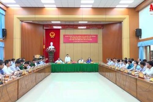 Bộ trưởng Bộ Giao thông vận tải Nguyễn Văn Thắng làm việc tại An Giang