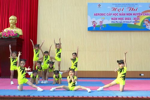 Hội thi Aerobic cấp mầm non huyện Châu Phú