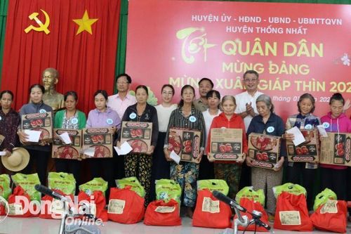 Huyện Thống Nhất tổ chức Tết quân dân mừng Đảng mừng Xuân Giáp Thìn 2024