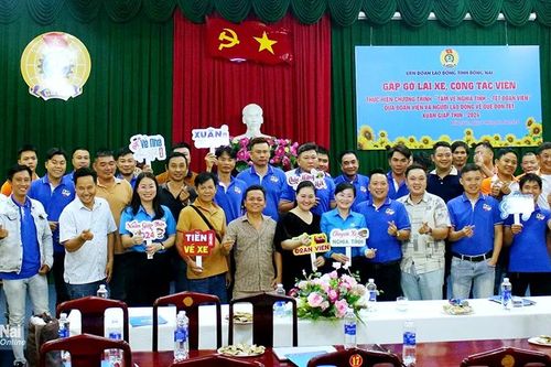 Công đoàn Đồng Nai sẽ tổ chức 55 chuyến xe đưa công nhân về quê đón tết
