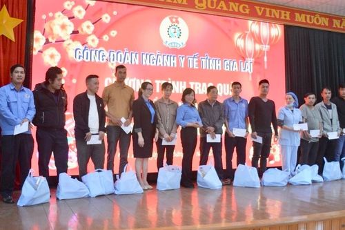 Công đoàn ngành Y tế Gia Lai tổ chức chương trình 'Tết sum vầy-Xuân chia sẻ'