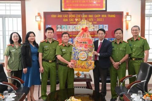 Phó Chủ tịch UBND tỉnh Đinh Văn Thiệu thăm, chúc Tết các đơn vị trực chiến dịp Tết