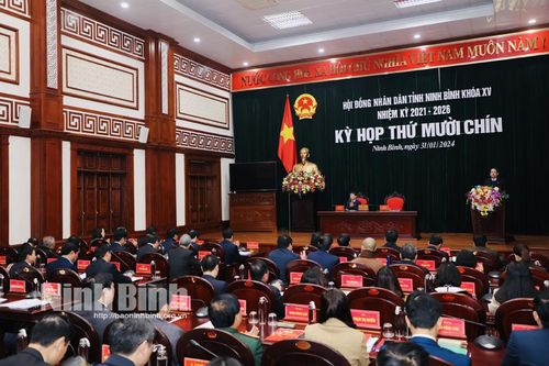 Kỳ họp thứ 19, HĐND tỉnh khóa XV