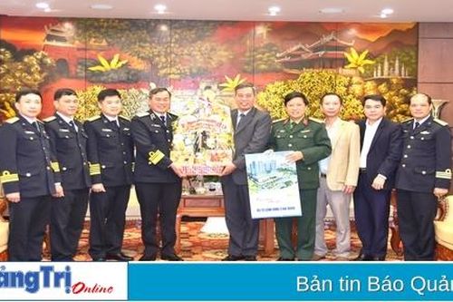 Vùng 3 Hải quân, Ban Trị sự Giáo hội Phật giáo Việt Nam tỉnh thăm, chúc tết cán bộ và Nhân dân tỉnh Quảng Trị