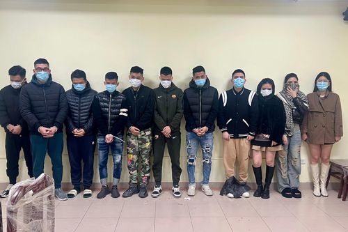 Đột kích căn hộ chung cư Ecodream, phát hiện 11 đối tượng đang 'bay lắc'
