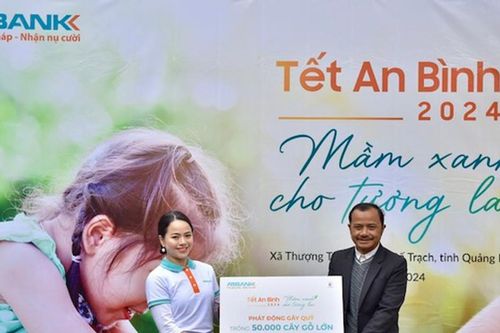 Tết An Bình 2024: Phát động gây quỹ tài trợ 50.000 cây gỗ lớn cho người dân Quảng Bình