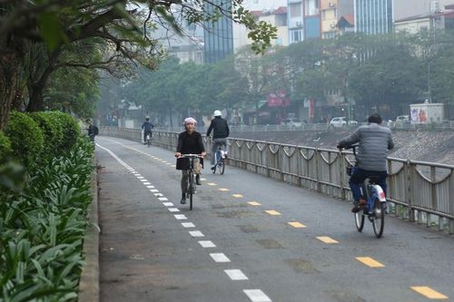 Hà Nội: Khai trương đường dành riêng cho xe đạp