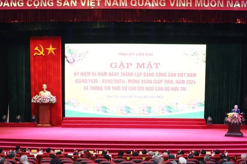 Lào Cai: Gặp mặt kỷ niệm 94 năm ngày thành lập Đảng Cộng sản Việt Nam
