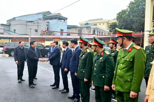 Đồng chí Nguyễn Xuân Thắng chúc Tết tại Quảng Ninh