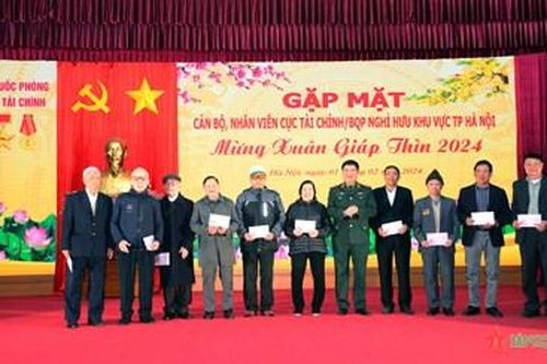 Cục Tài chính, Bộ Quốc phòng gặp mặt cán bộ, nhân viên nghỉ hưu khu vực TP Hà Nội
