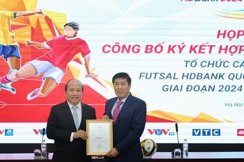 HD Bank hợp tác tổ chức các giải futsal quốc gia giai đoạn 2024-2028