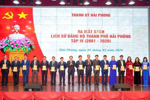 Ra mắt cuốn Lịch sử Đảng bộ thành phố Hải Phòng - tập IV