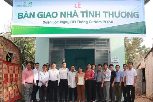Vietcombank tặng nhà tình nghĩa cho người nghèo an cư đón Tết