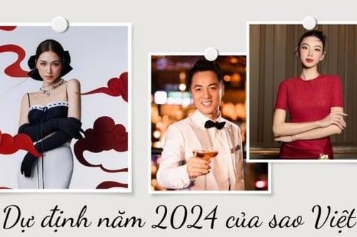 Nghệ sĩ Việt tổng kết năm cũ, bật mí kế hoạch trong năm mới Giáp Thìn 2024