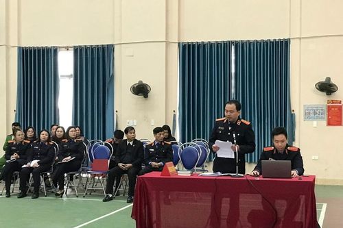 VKSND huyện Nam Trực phối hợp xét xử lưu động hai vụ án hình sự trọng điểm