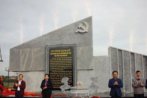 Khánh thành Di tích lịch sử nơi lập cơ sở Đảng đầu tiên của Thái Nguyên