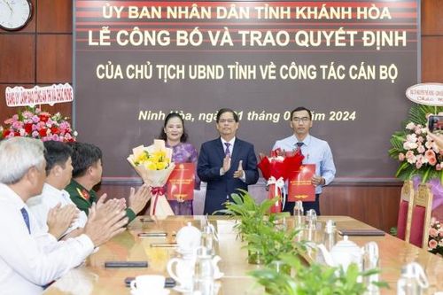 Bà Nguyễn Thị Hồng Hải giữ chức vụ Chủ tịch UBND thị xã Ninh Hòa