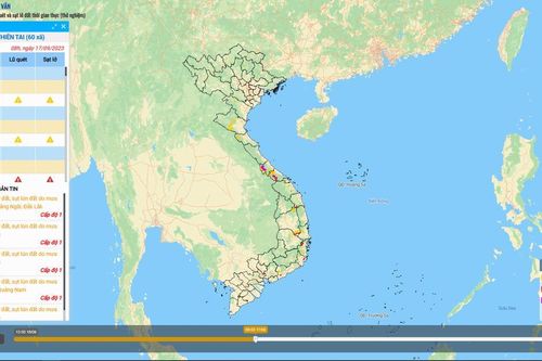 Hệ thống thông tin cảnh báo lũ quét, sạt lở đất thời gian thực:Công cụ tích hợp hiệu quả cao
