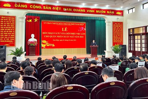 Các địa phương tổ chức đón nhận và tư vấn, giới thiệu việc làm cho quân nhân xuất ngũ