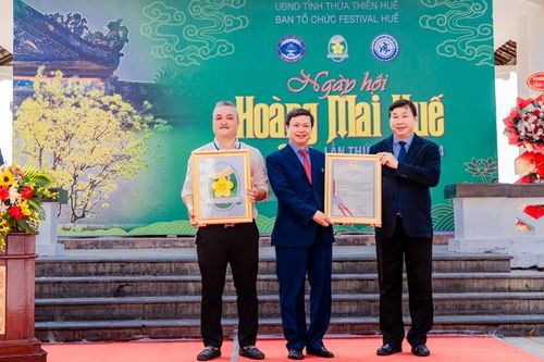 Cấp chứng nhận chỉ dẫn địa lý cho Hoàng mai Huế